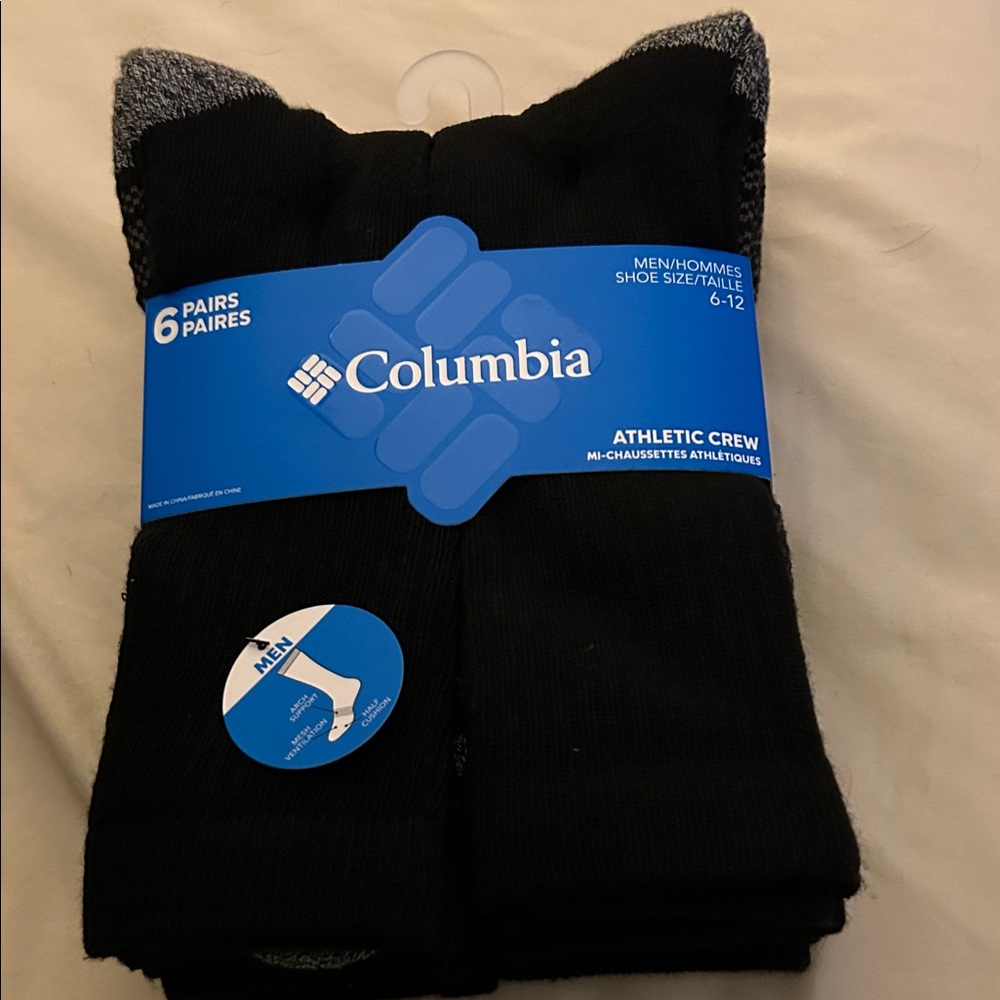 Columbia men’s athletic crew socks